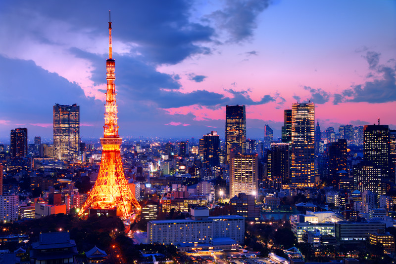 Tokyo at night