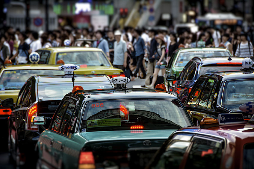 Taxis in Tokyo