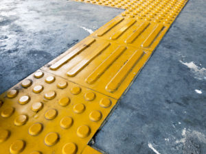 tactile pavement in Japan