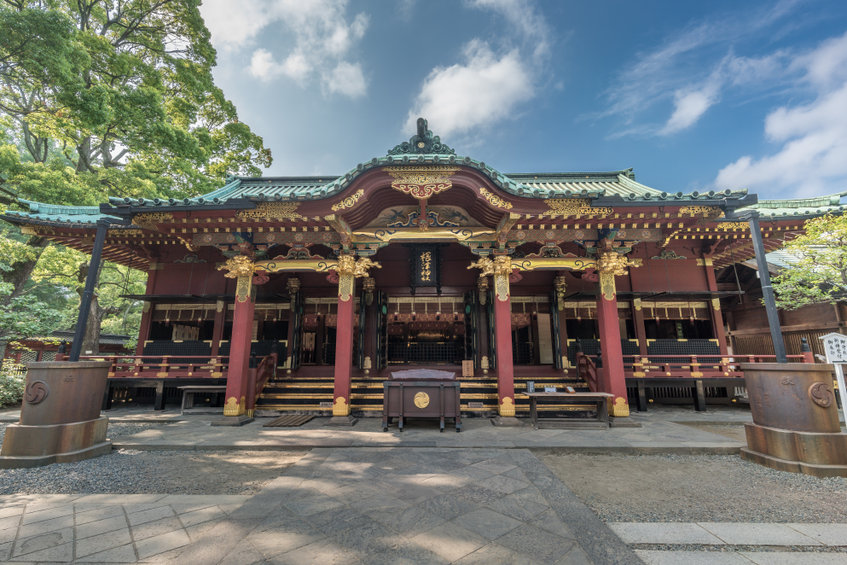 A shrine in Tokyo