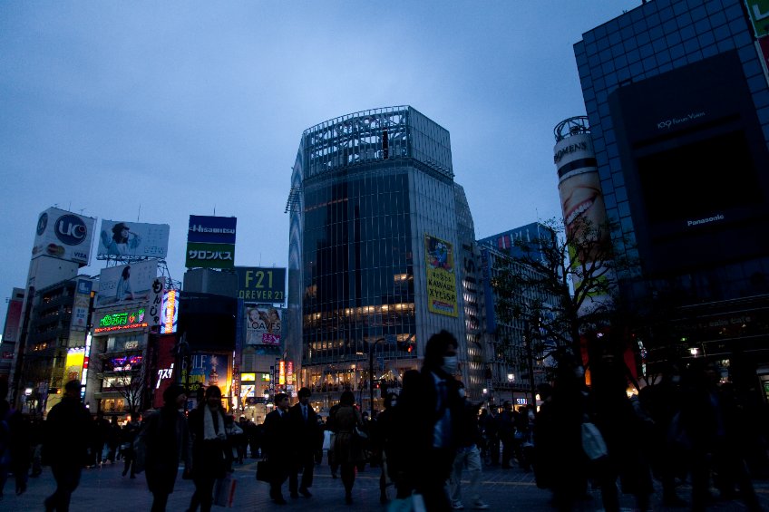 Shibuya without electricity