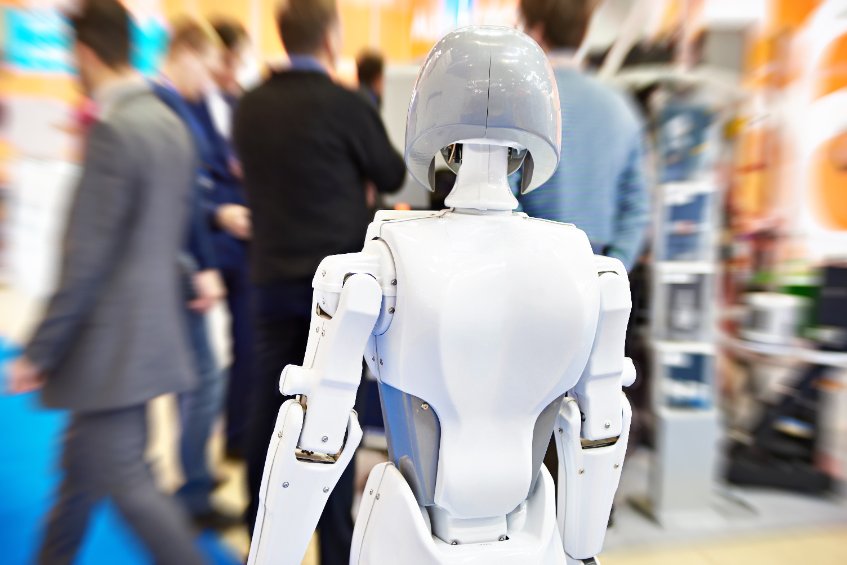 humanoid robot walks away