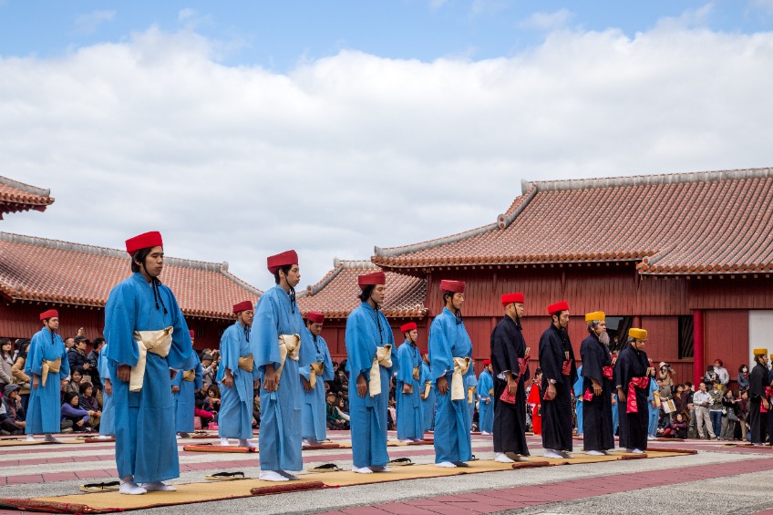 New Year celebration in Okinawa