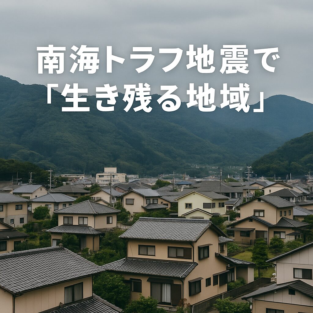 南海トラフ巨大地震・生き残る地域