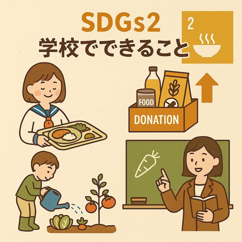 SDGｓ2わたしたちにできること・学校
