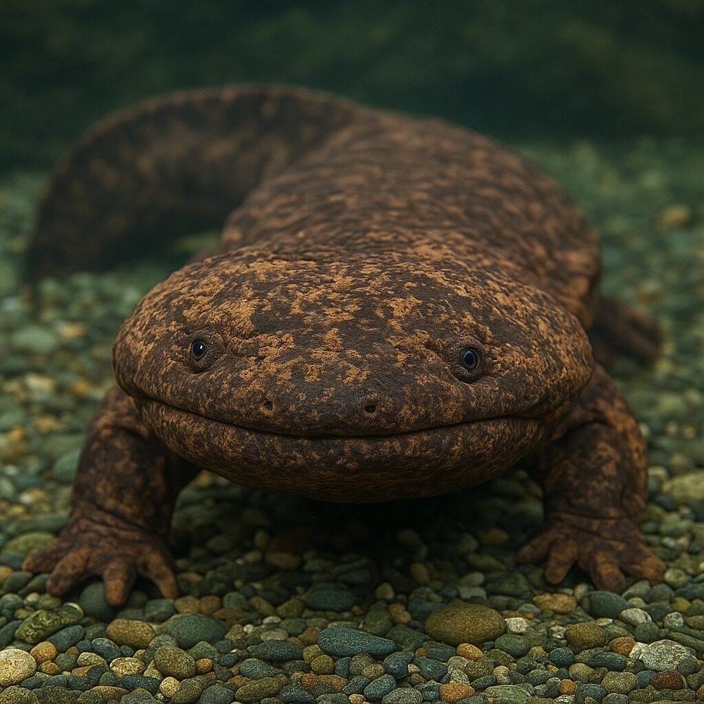 オオサンショウウオ(日本の絶滅危惧種)