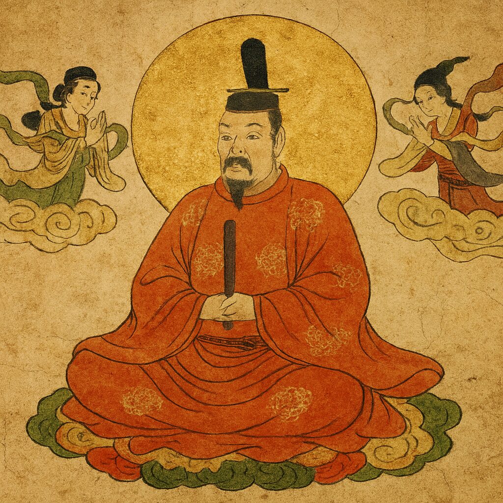 古代日本のプロパガンダの例：天皇の神格化