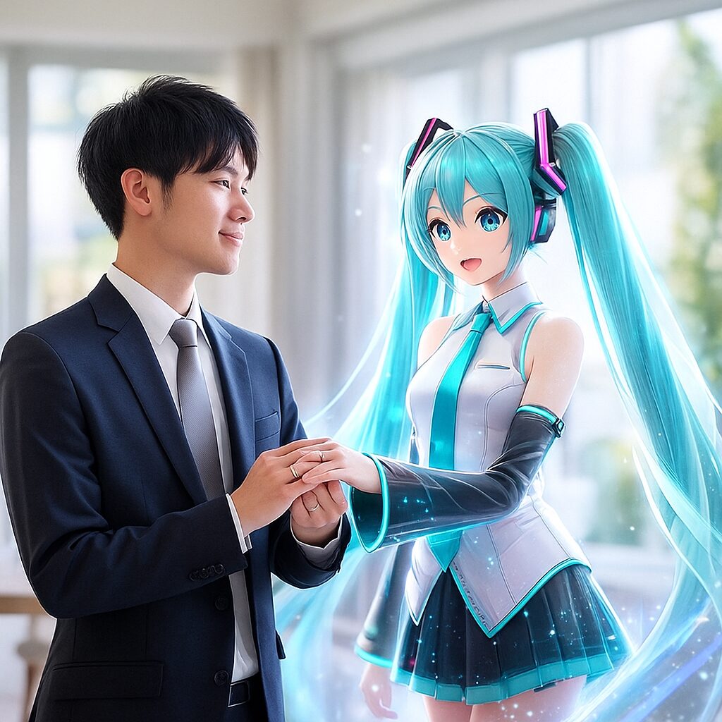 初音ミクと結婚した人