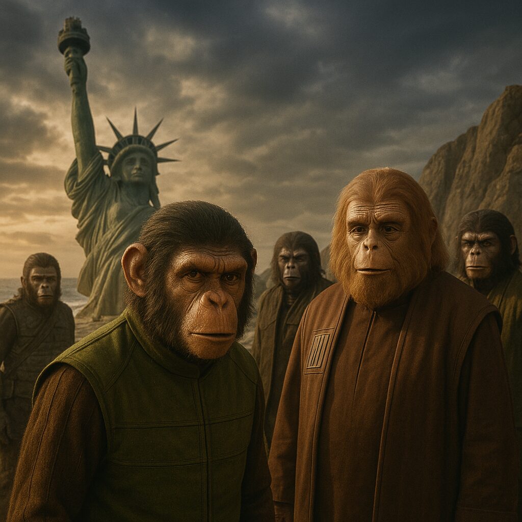 猿の惑星のモデルは日本人