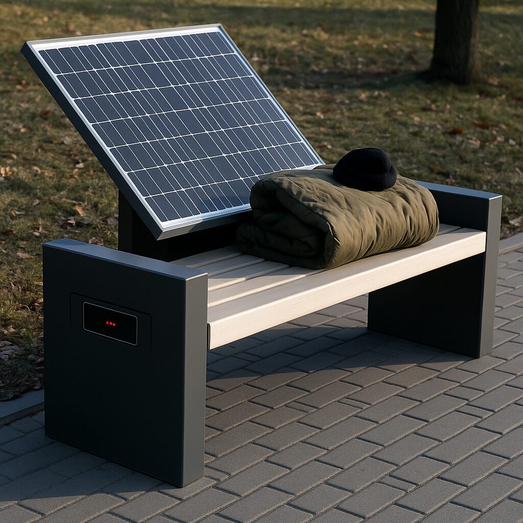 japan solar heaters for homeless