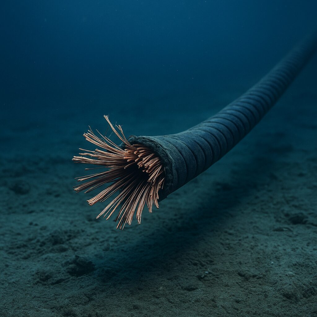 中国と海底ケーブル切断