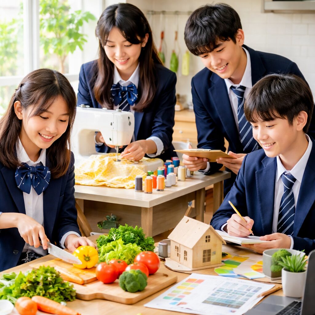 家庭科のホームプロジェクト例