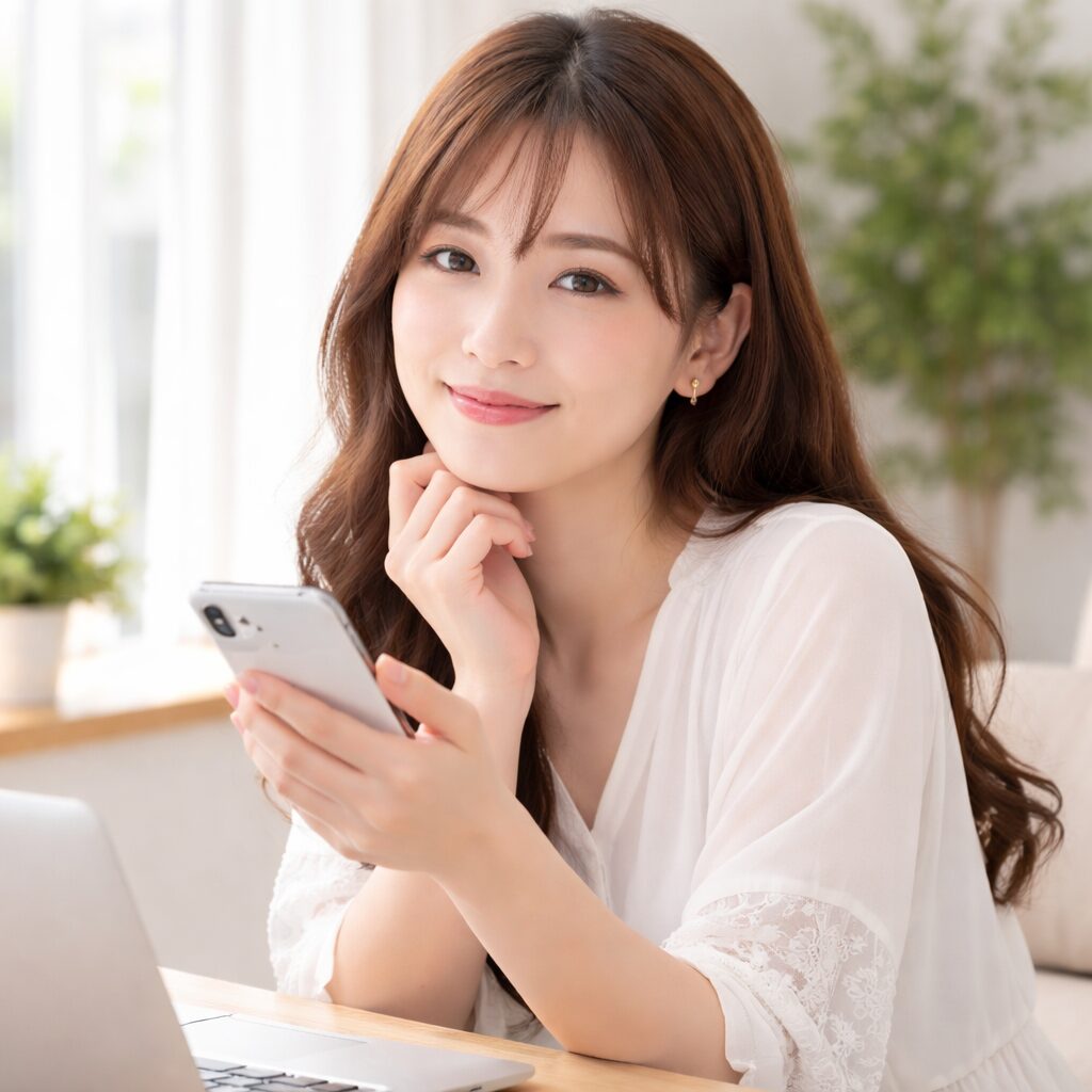 女性(パソコン・スマホ）