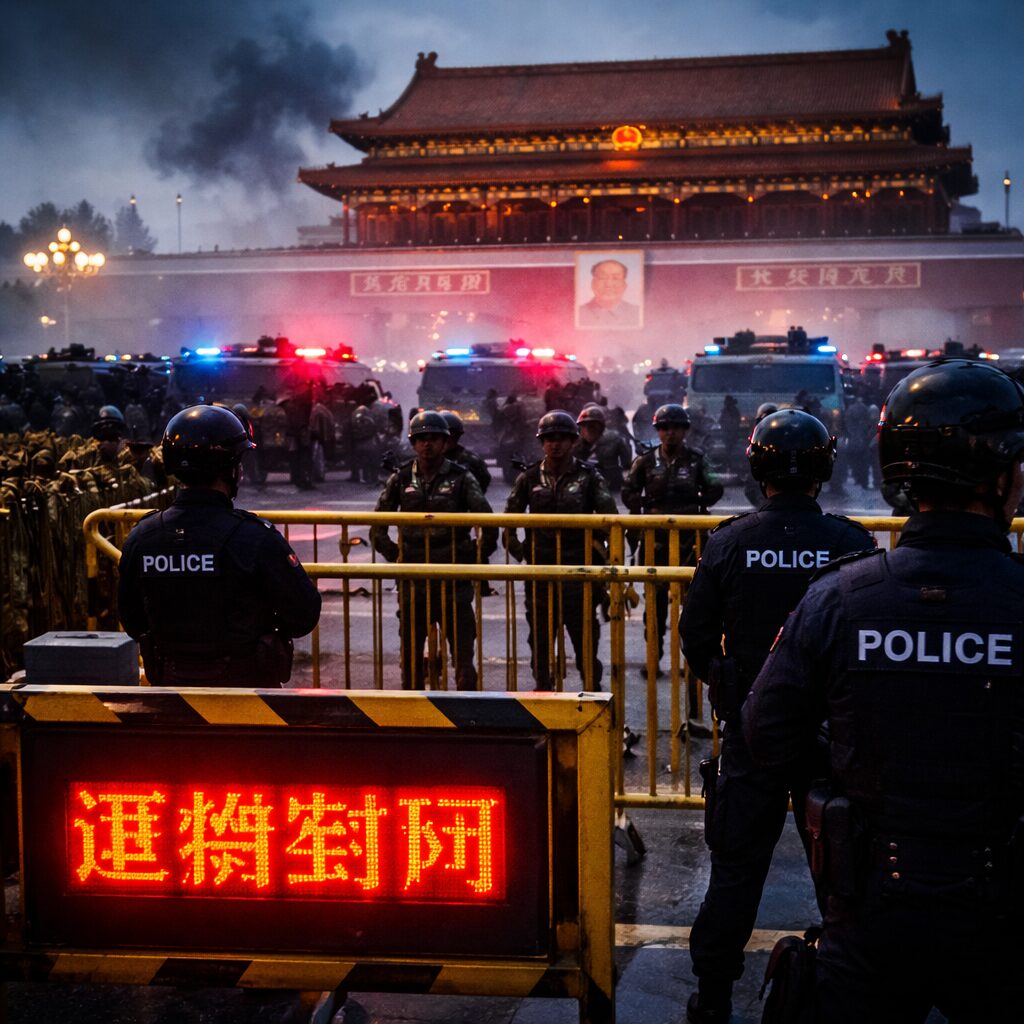 中国・北京封鎖