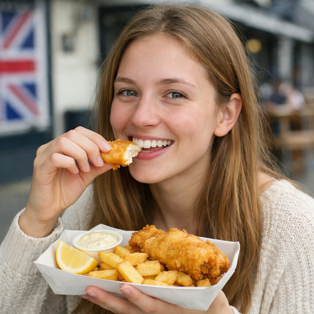 英国人女性ー食事