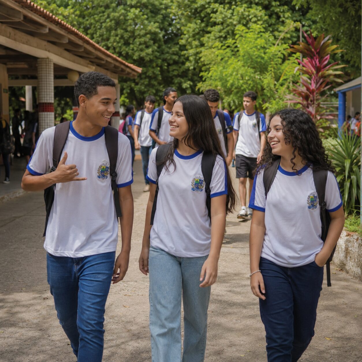 ブラジルの学校制服のイメージ