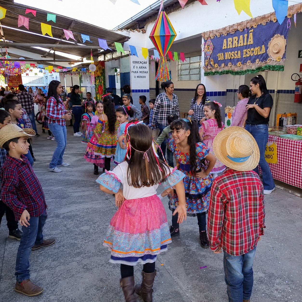ブラジルの学校行事Festa Juninaのイメージ