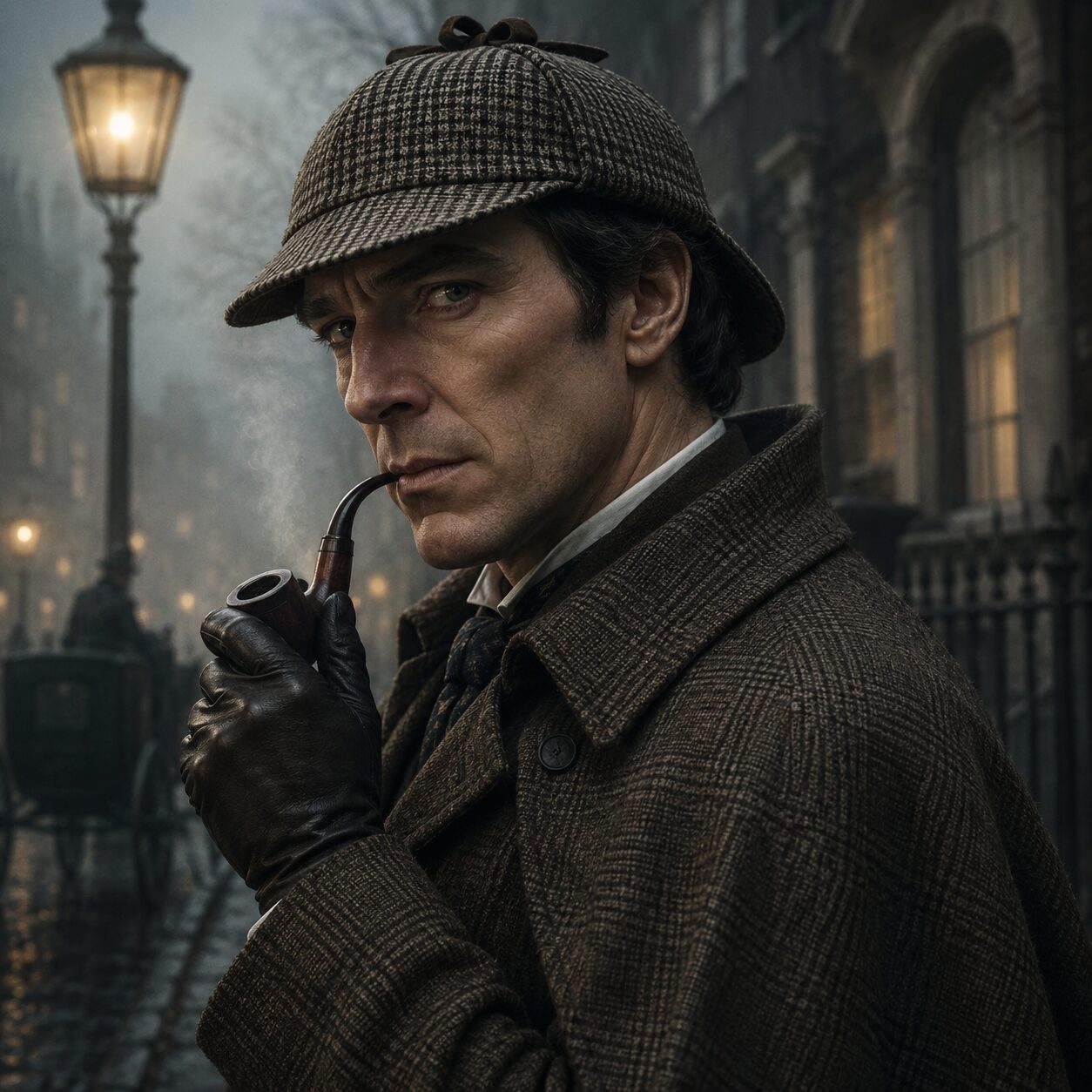 シャーロック・ホームズとイギリス文学を表す画像