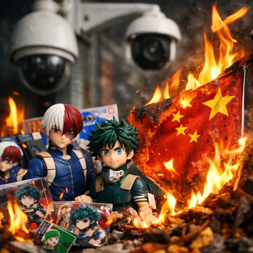 僕のヒーローアカデミア・中国で炎上