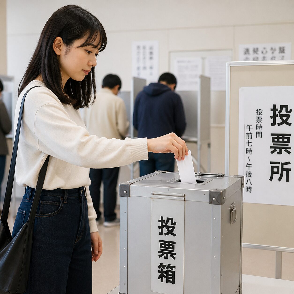選挙で投票