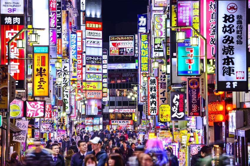 red-light district in Shinjuku