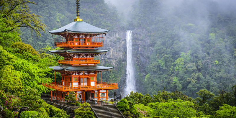 Japonya'da güzel tapınak