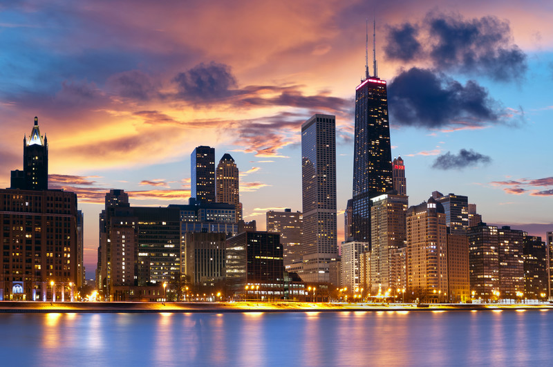 international moving to Chicago, USA